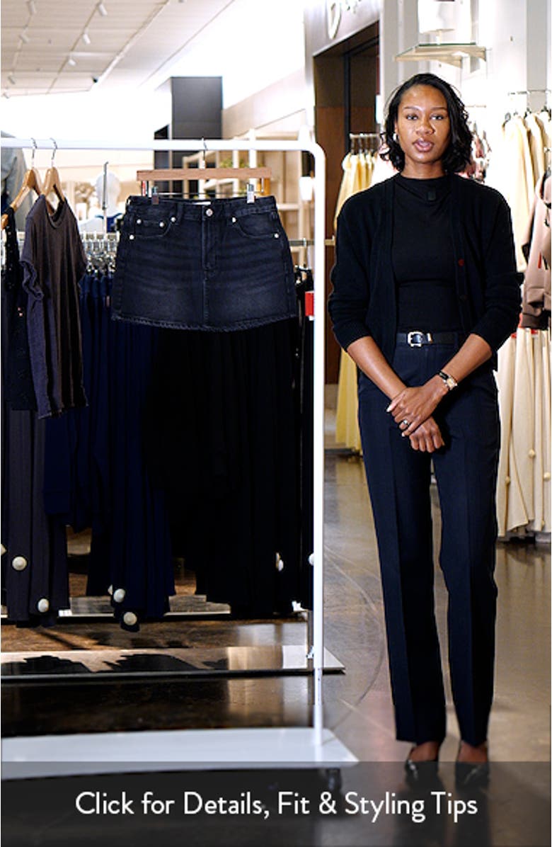 Bella Denim Miniskirt, sales video thumbnail