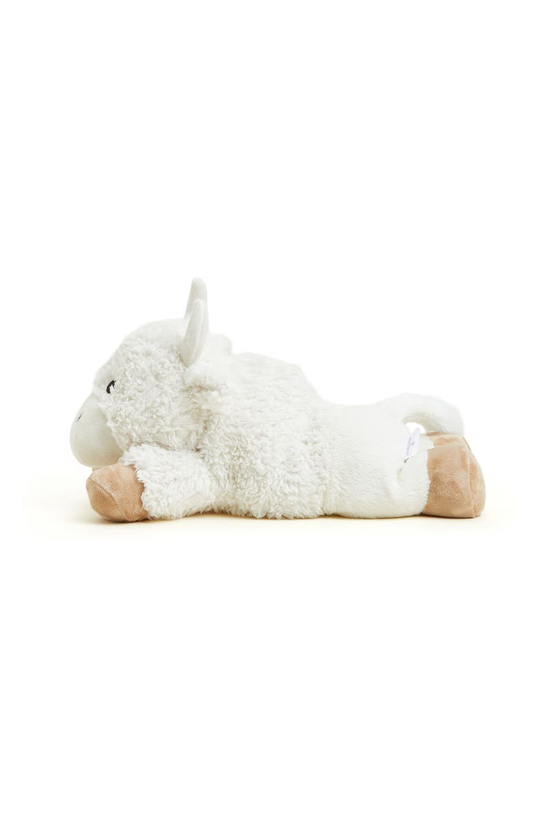 Warmies White Buffalo Plush Toy, Alternate, color, Light Beige
