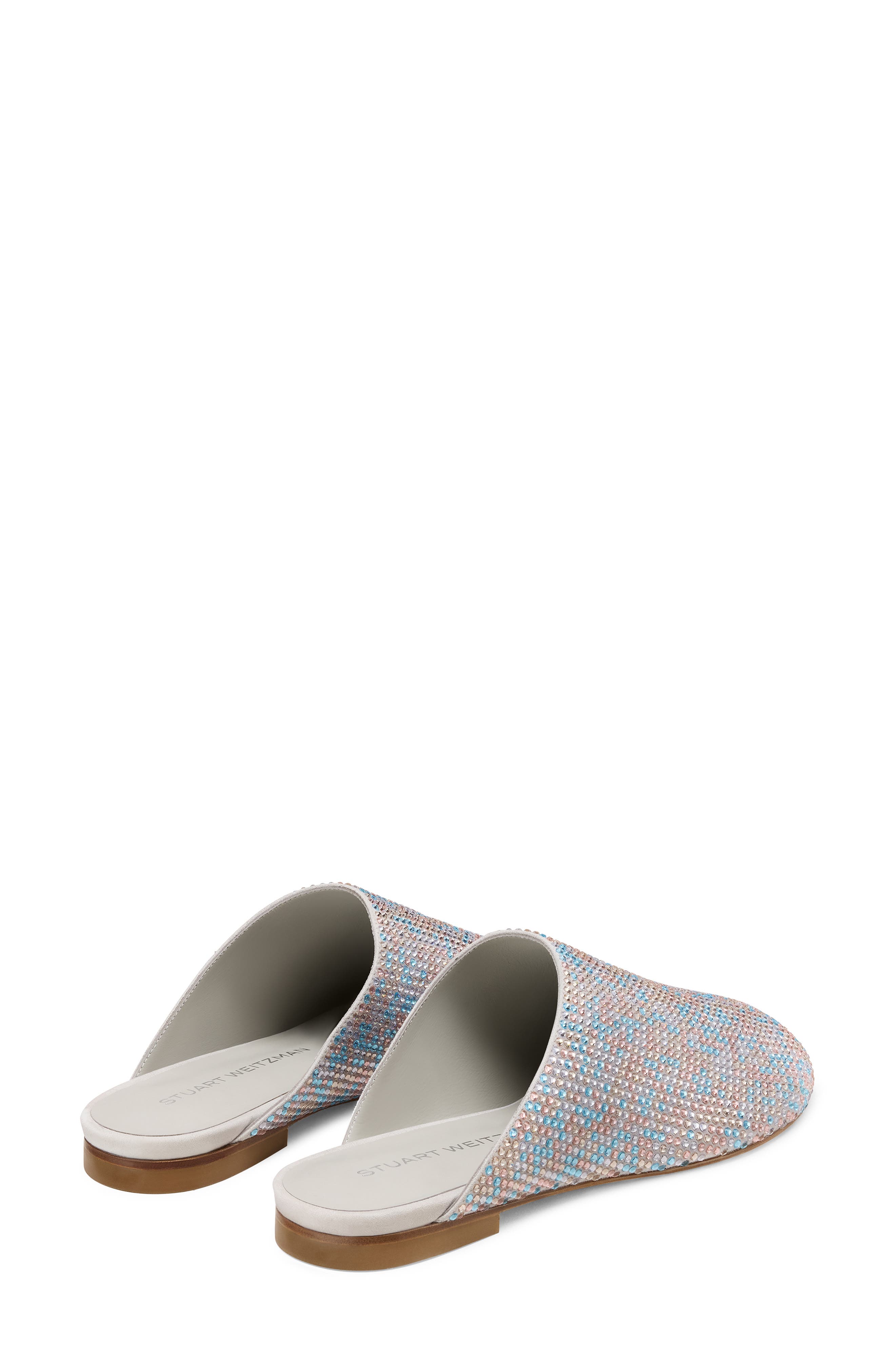 Stuart Weitzman Talia Shine Mule, Alternate, color, Perla