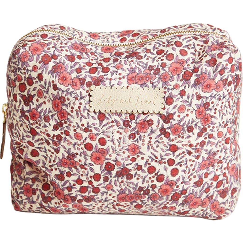Lily And Lionel London Print Wash Bag In Multi