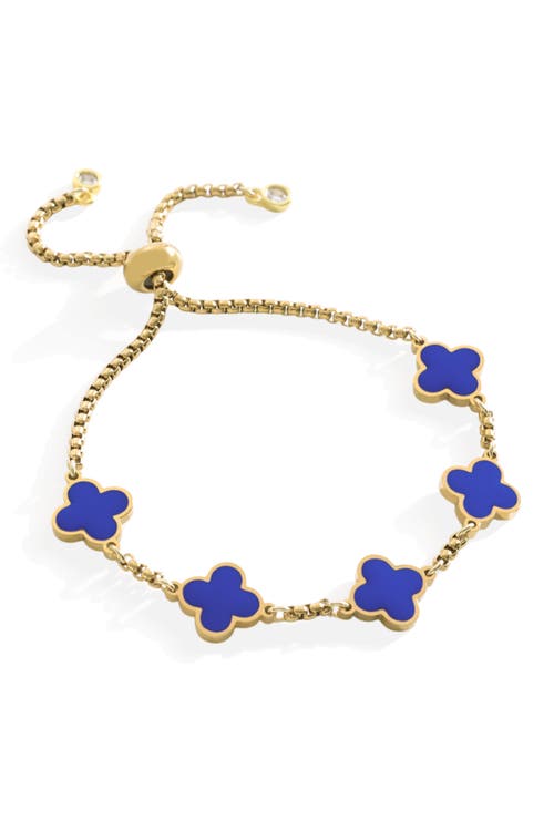 Mint & Lily Clover Enamel Bracelet