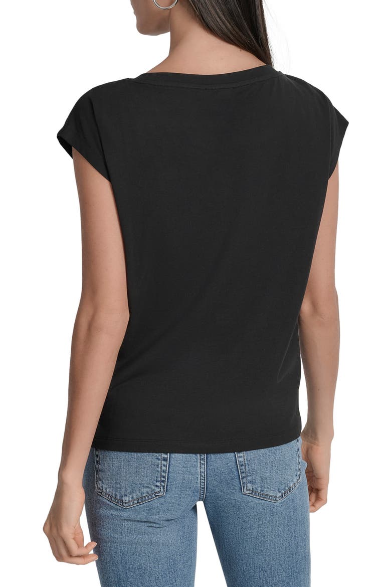 Grommet Logo T-Shirt, Alternate, color, BLACK