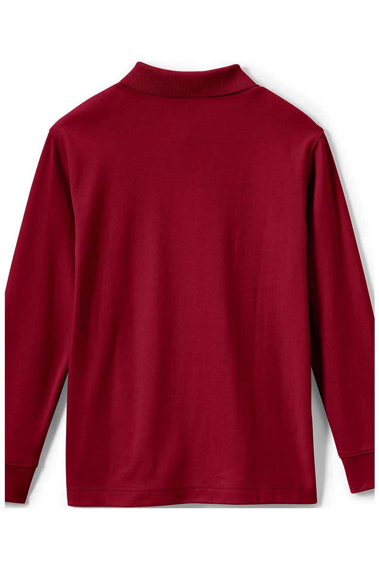 School Uniform Kids Short Sleeve Interlock Polo Shirt, Alternate, color, Garnet