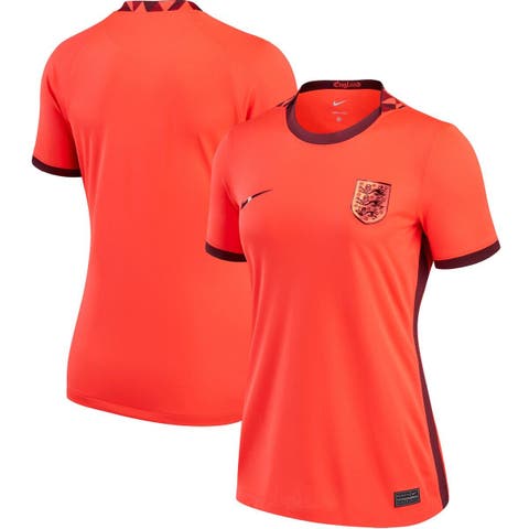 Women's Nike Red England Women's National Team 2022/23 Away Replica Blank Jersey