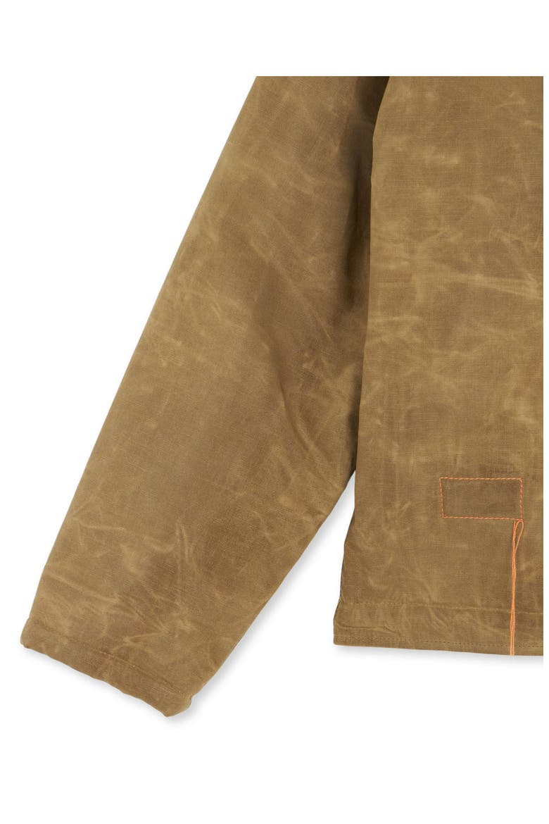 Olive Waxed Cotton Deck Jacket, Alternate, color, Olive Green