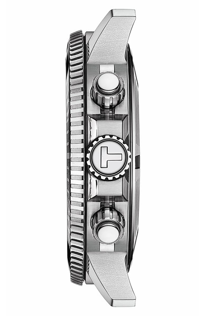 Tissot Seastar Chronograph Bracelet Watch, 45.5mm, Alternate, color, Green Gradient