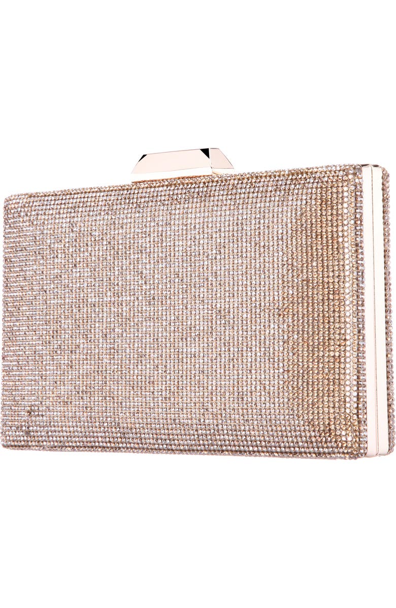 Nina Desyre Crystal Minaudière, Alternate, color, Gold