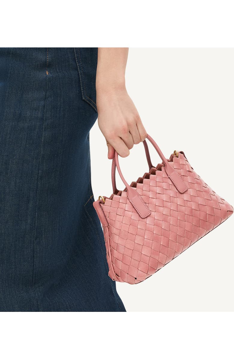 Radley The Goswell Small Ziptop Satchel Bag, Alternate, color, Pink