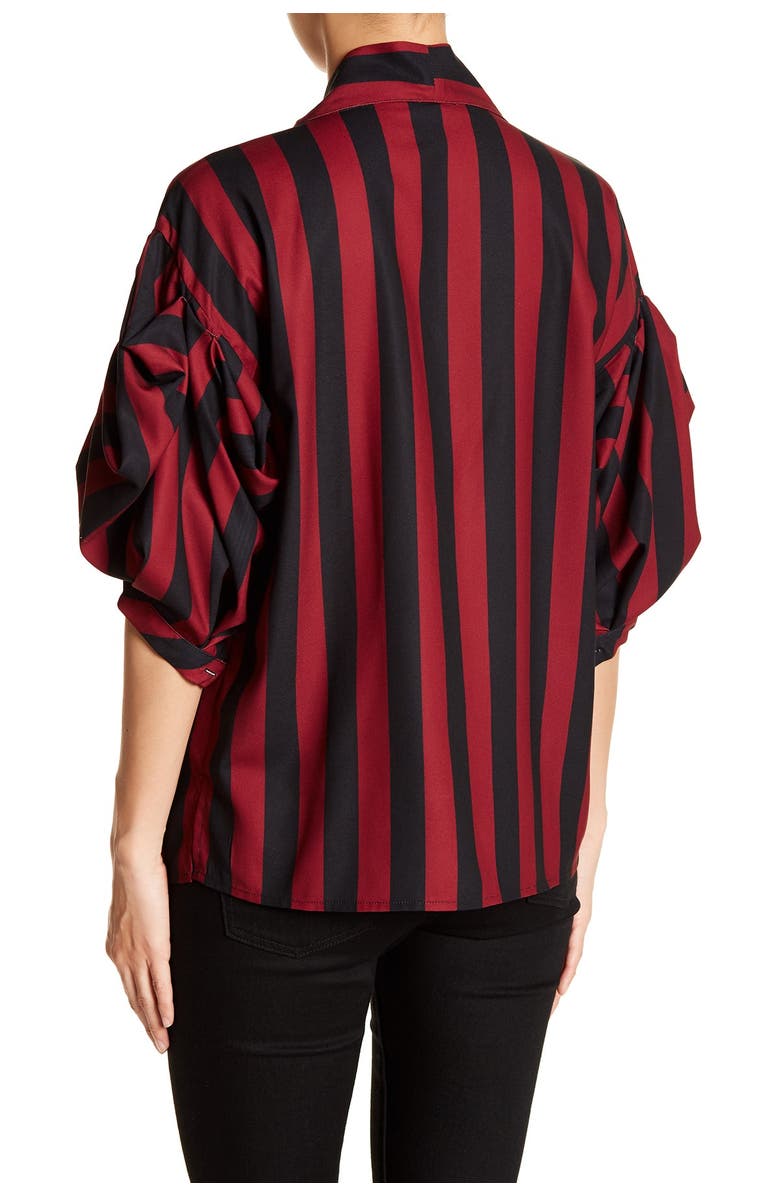 TOV Striped Lounge & Luminous Blouse, Alternate, color,