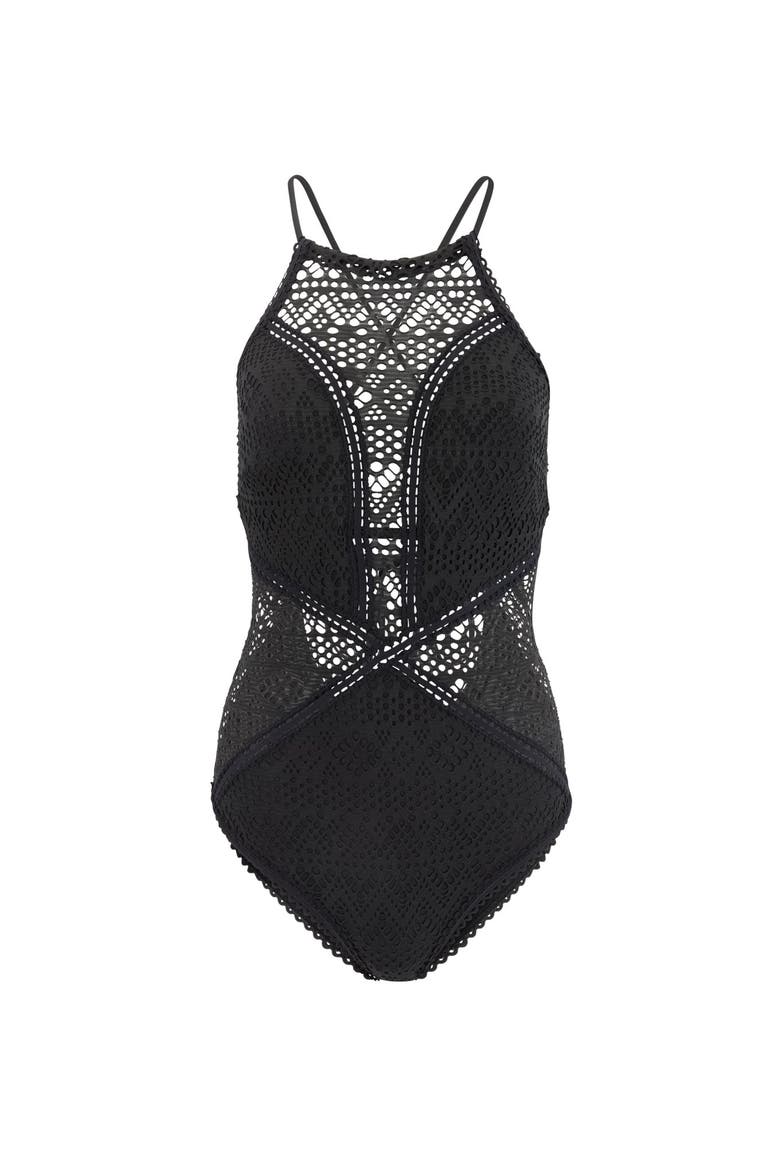 Margaret Swimwear One-Piece, Alternate, color, Black