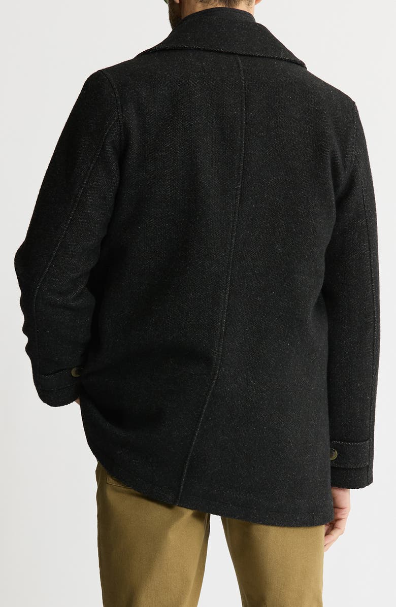 JACHS Herringbone Coat, Alternate, color, Black