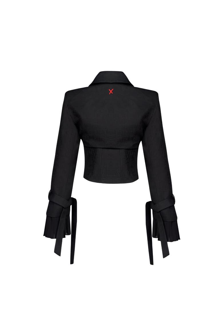 Your *Itch Corset Blazer Jacket, Alternate, color, BLACK