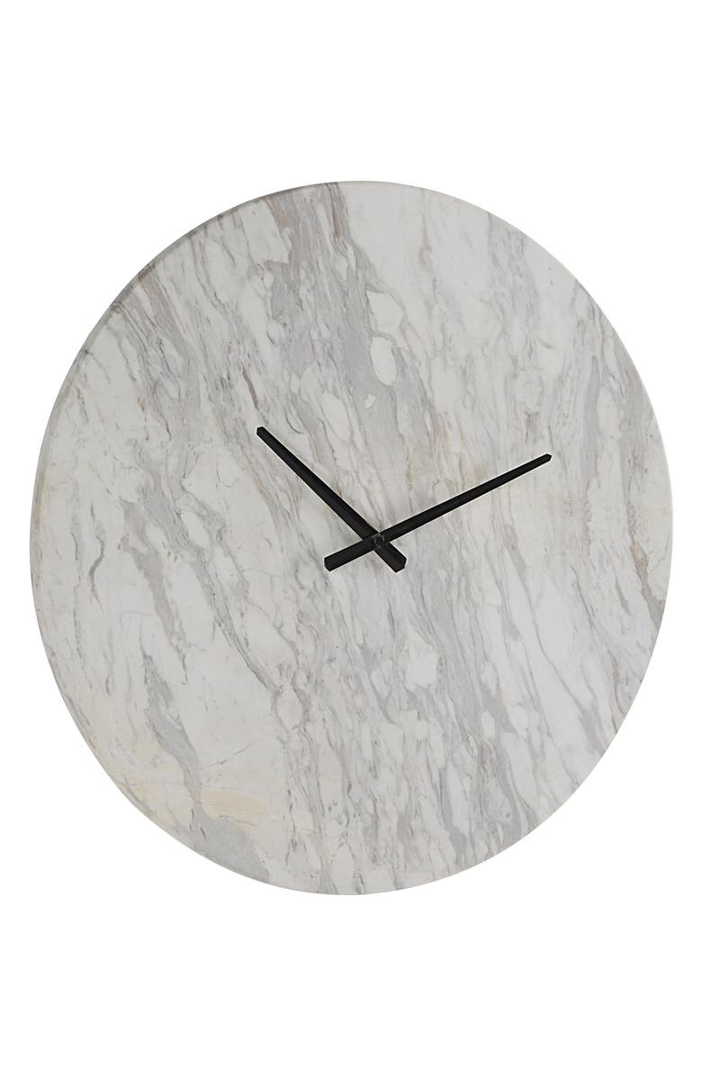 Renwil Dayton Marble Wall Clock, Alternate, color,