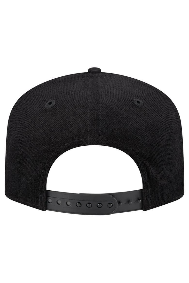Men's New Era Black Dallas Cowboys Retro Joe Nostalgic Corduroy Golfer Adjustable Hat, Alternate, color, Black
