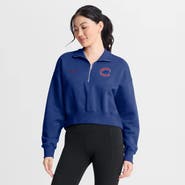Nike Women's Nike Royal Chicago Cubs Primetime Phoenix Fleece Half-Zip Sweatshirt
