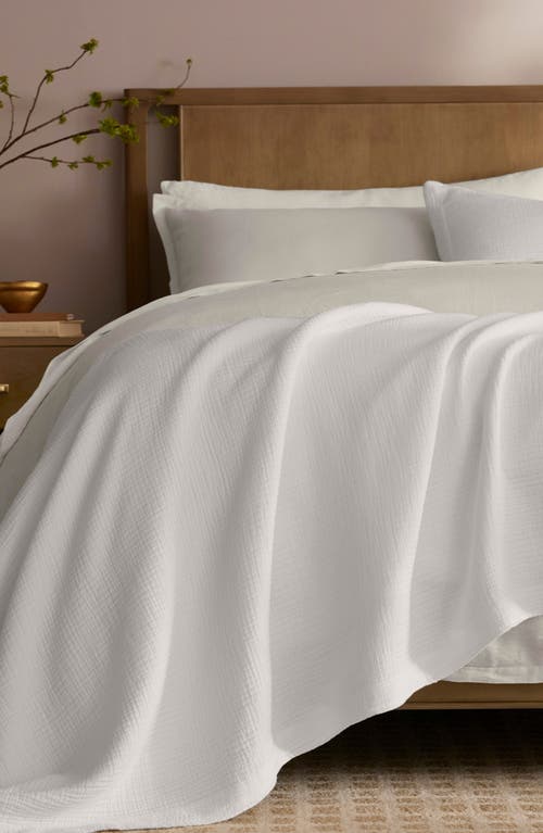 Boll & Branch Dream Bed Blanket In White