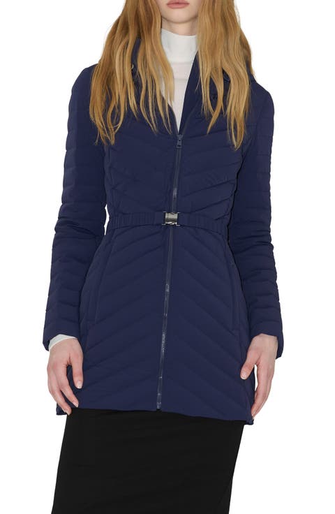 Estelle Water Resistant 700 Fill Power Hooded Down Jacket