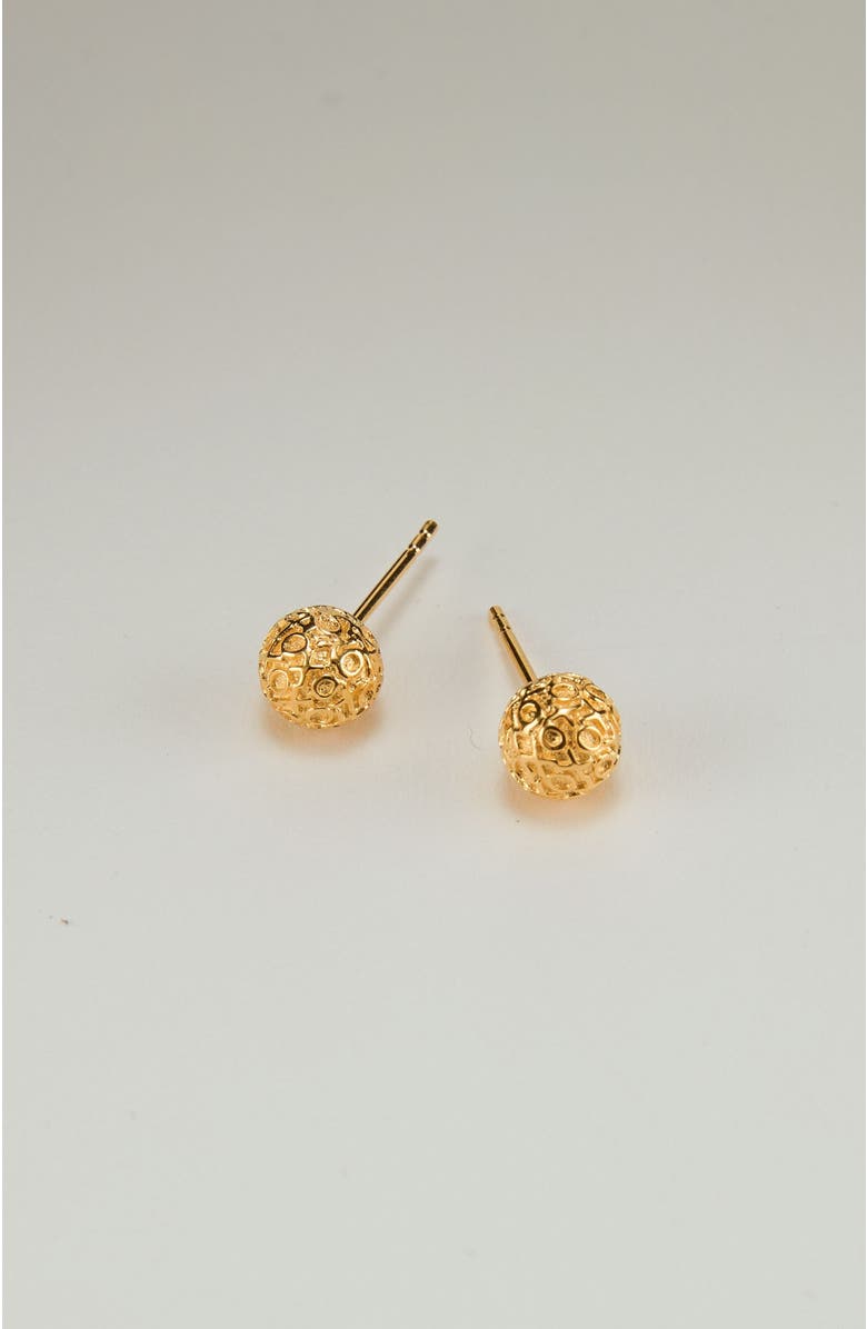 Gwen Beloti Xo gold Ball stud earring, Main, color, Gold