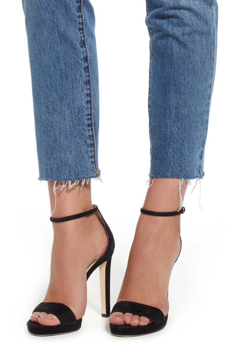 The Madison Straight Leg Crop Jeans, Alternate, color, FRIEND ZONED MED WASH