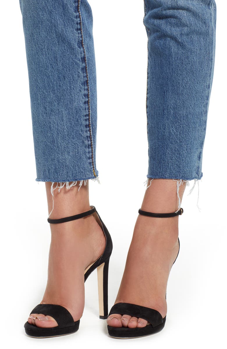 BLANKNYC The Madison Straight Leg Crop Jeans, Alternate, color, 