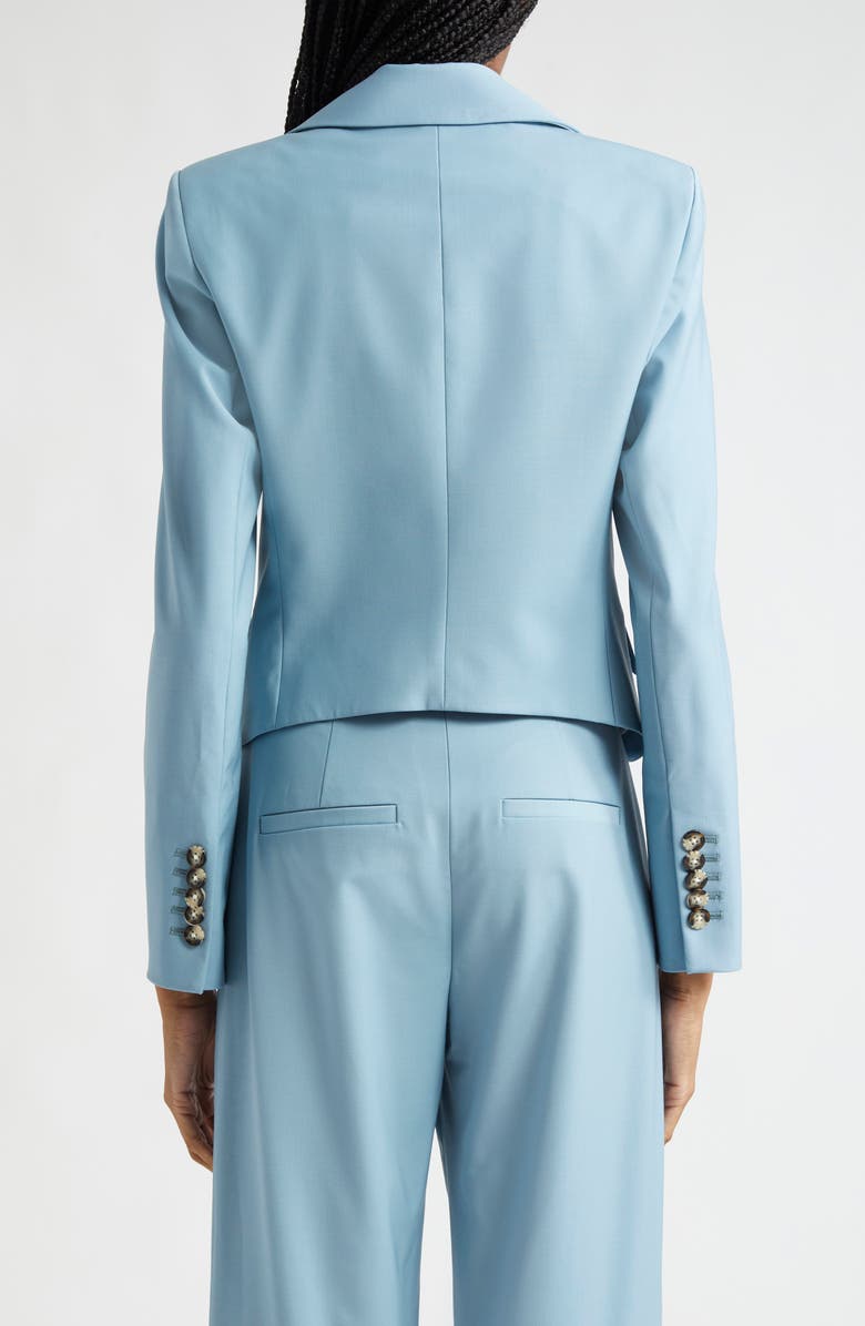 Veronica Beard Hosanna Stretch Virgin Wool Blend Dickey Jacket, Alternate, color, Sea Glass