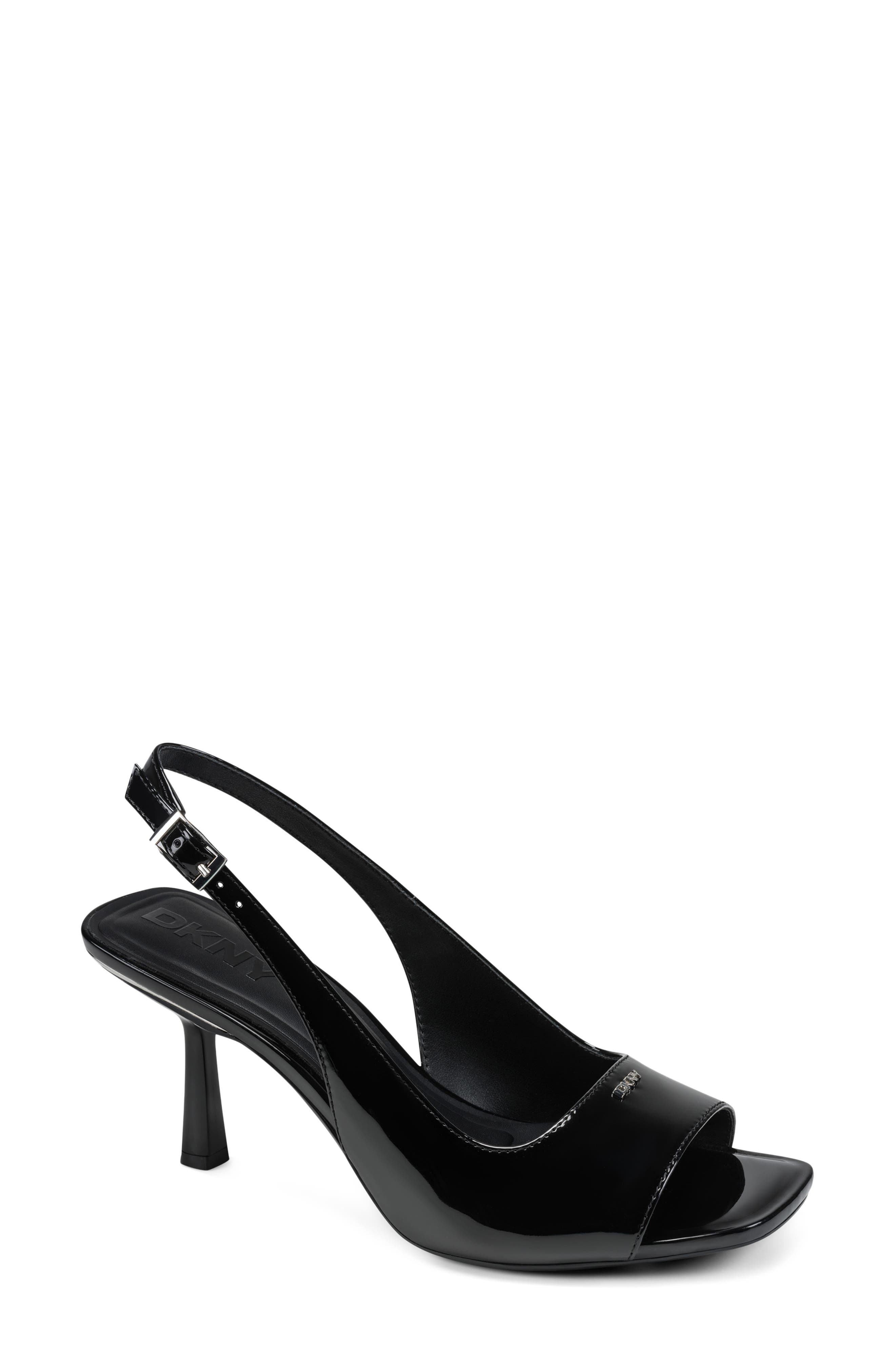 DKNY Niarsa Slingback Sandal, Main, color, Black