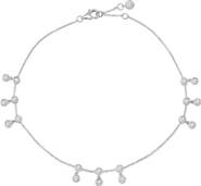 Crislu Tri Bezel Anklet