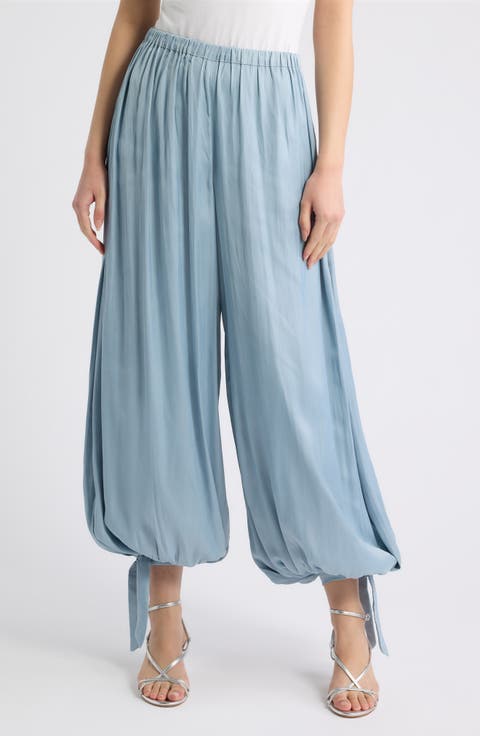 Poison Satin Balloon Pants