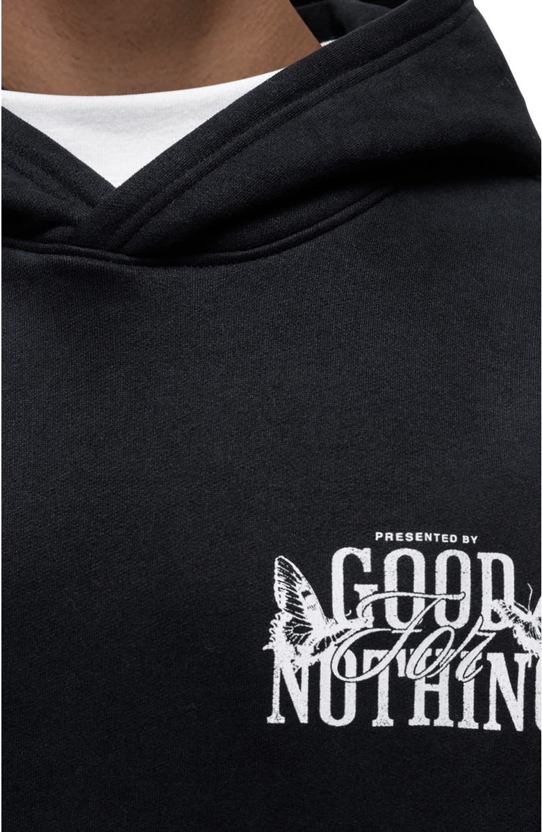 Good For Nothing Dakota Relaxed Hoodie, Alternate, color, Black