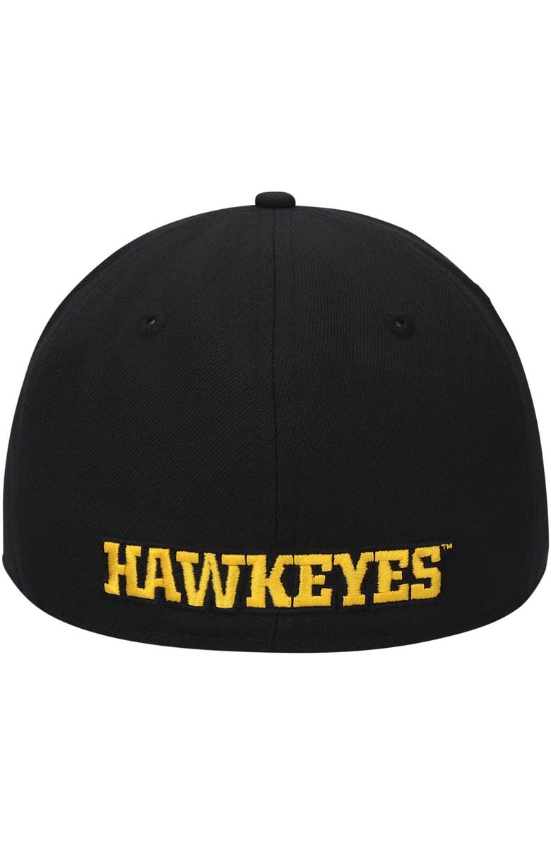 New Era Men's New Era Black Iowa Hawkeyes Logo Basic 59FIFTY Fitted Hat, Alternate, color, Black