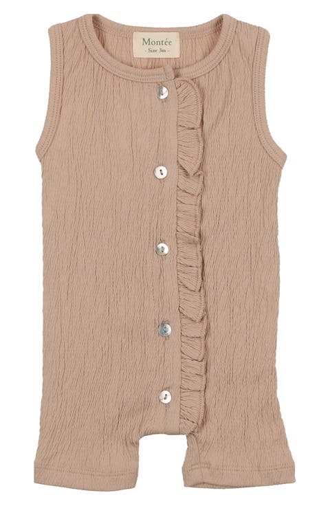 Ruffle Trim Romper (Baby)