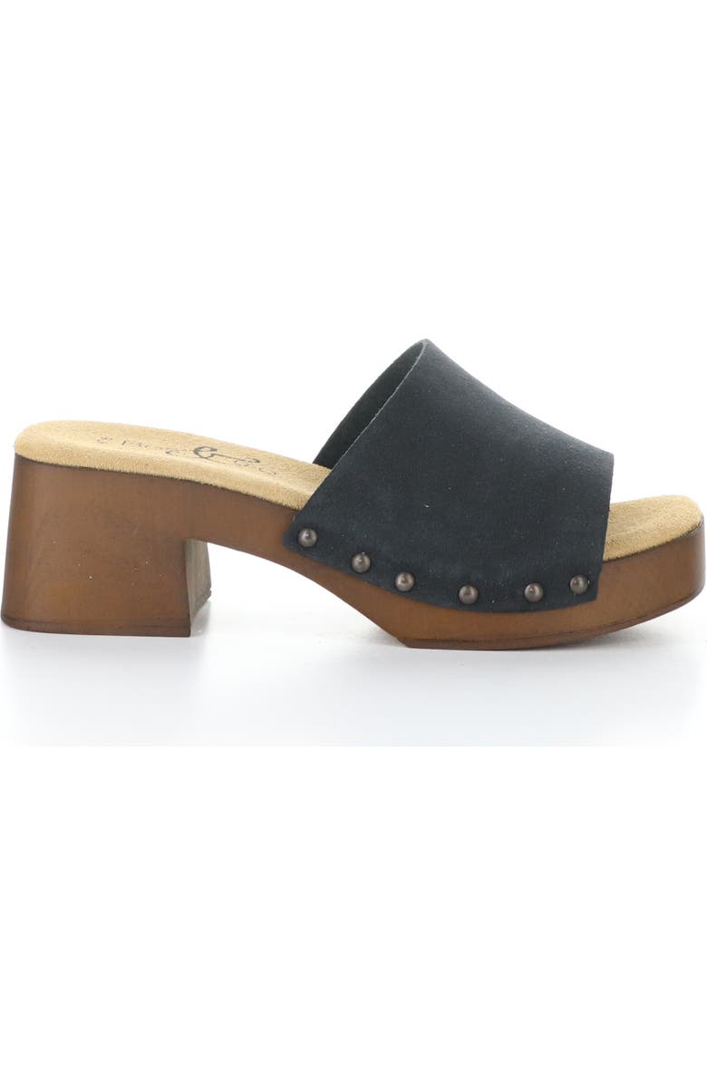 Bos. & Co. Marly Platform Slide Sandal, Alternate, color, Black Suede