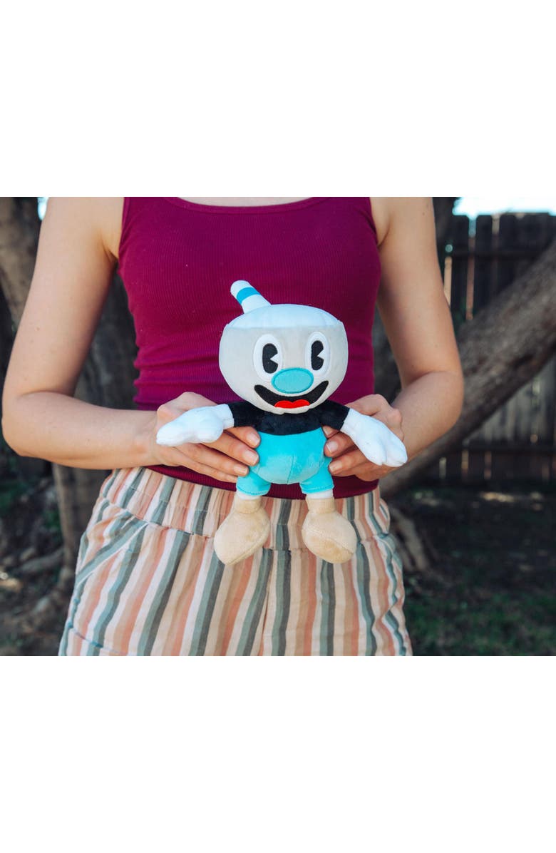 Toynk Cuphead 8-Inch Collector Plush Toy | Mugman, Alternate, color, Blue