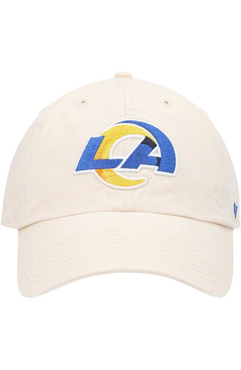 '47 Men's '47 Bone Los Angeles Rams Secondary Clean Up Adjustable Hat, Alternate, color, Natural