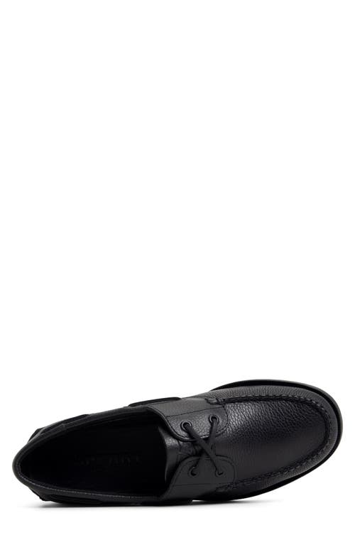 Sperry The American Hides Authentic Original Boat Shoe In Black