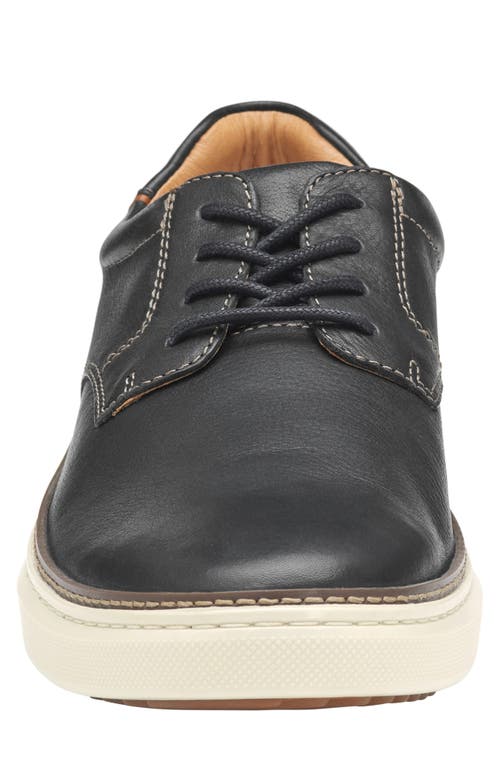 Johnston & Murphy Mcguffey 2 Plain Toe Derby In Black Full Grain