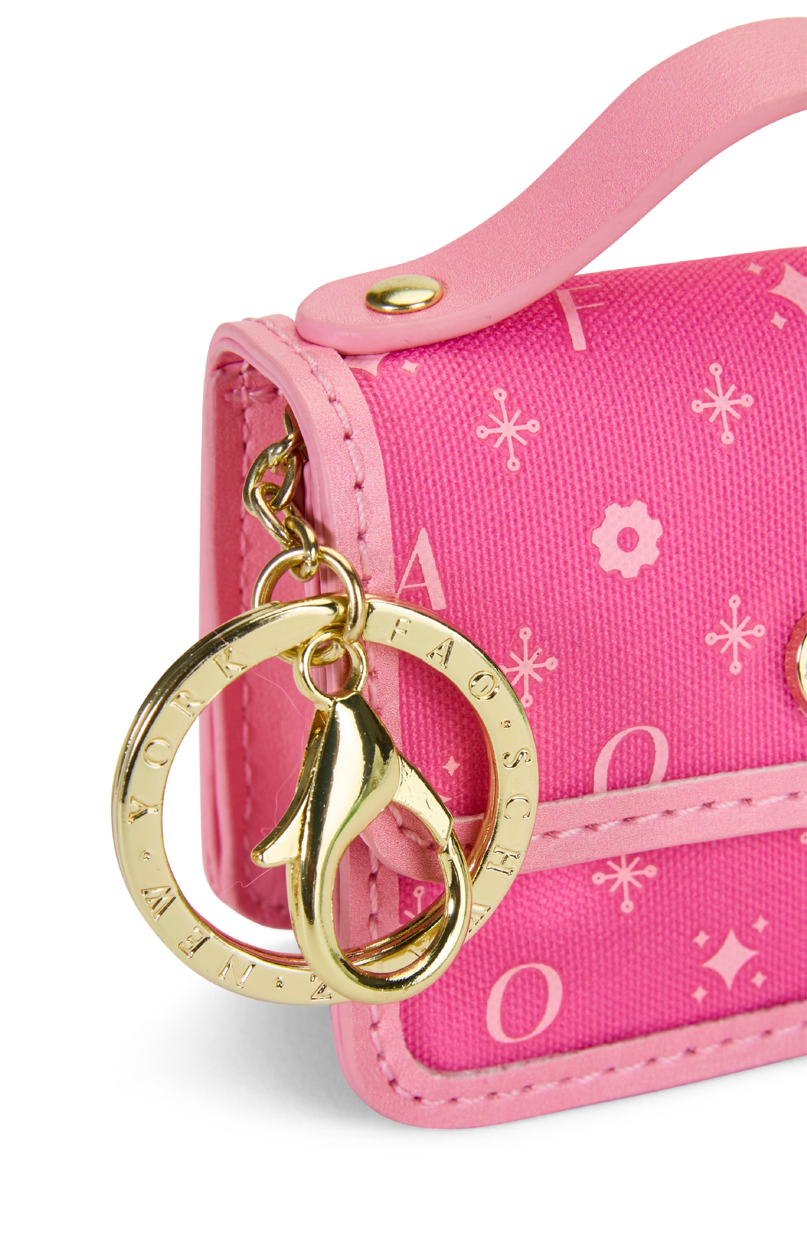FAO Schwarz Mini Flap Handbag, Alternate, color, Medium Pink