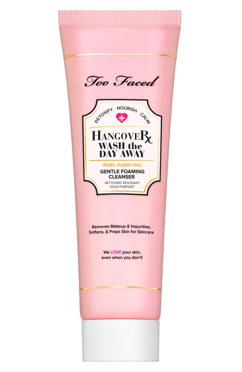 Too Faced Hangover Wash the Day Away Gentle Foaming Cleanser, Main, color, 