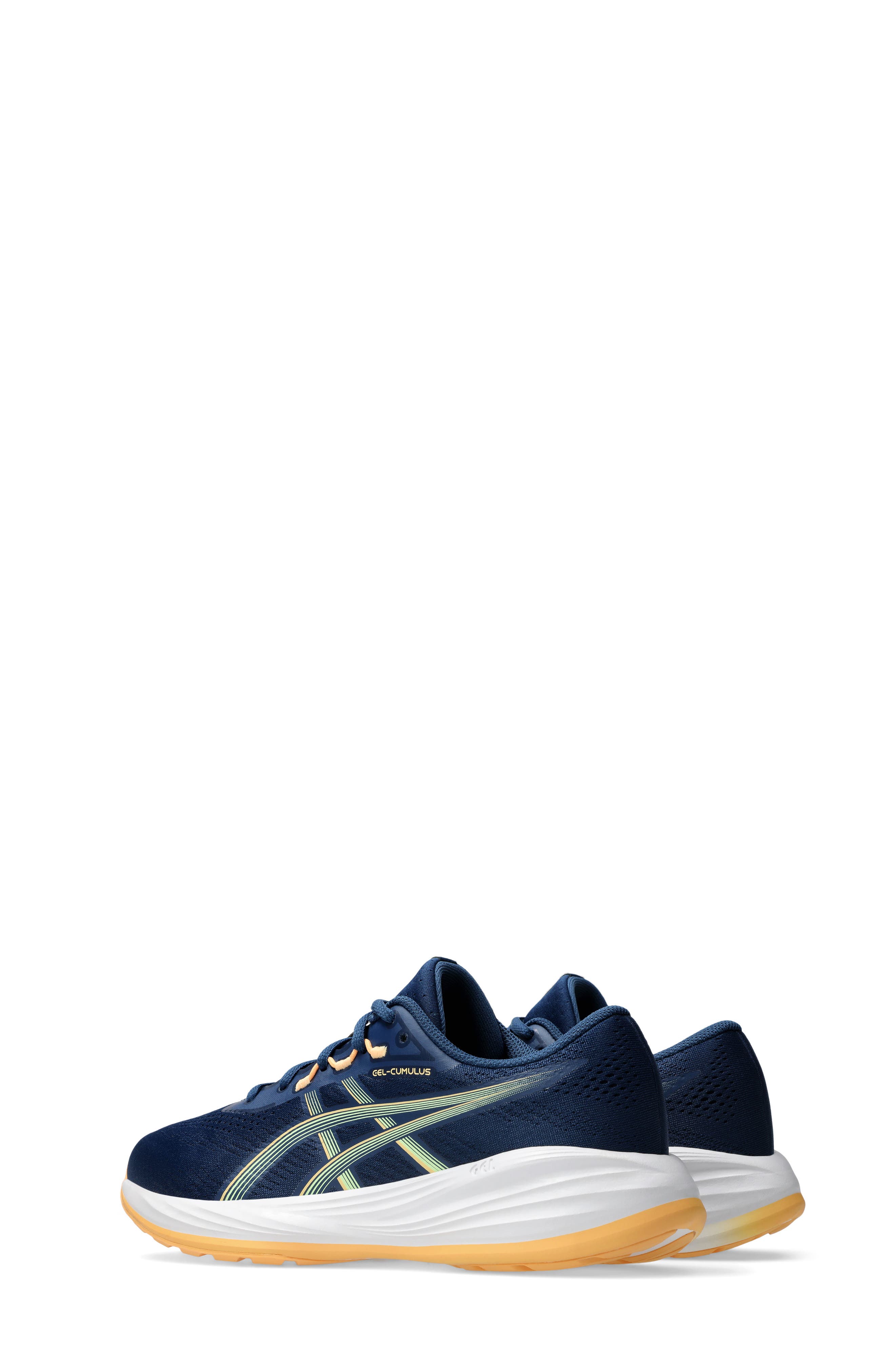Kids' GEL-CUMULUS 28 GS Running Shoe, Alternate, color, INDEPENDENCE BLUE/ORANGE GLOW