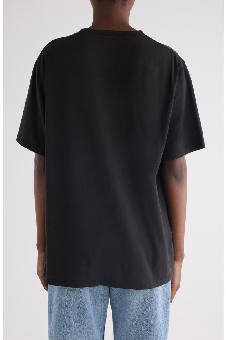 Flamingo Organic Cotton Graphic T-Shirt, Alternate, color, ASH BLACK