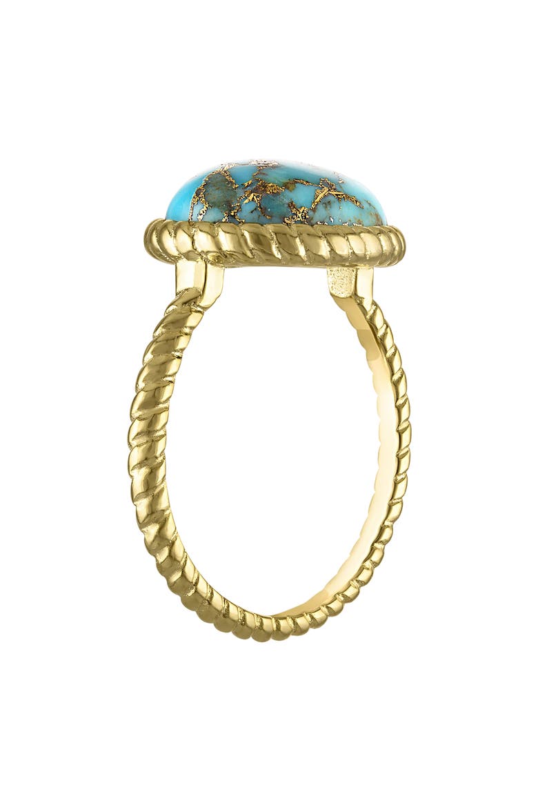 Composite Turquoise Ring, Alternate, color, YELLOW GOLD
