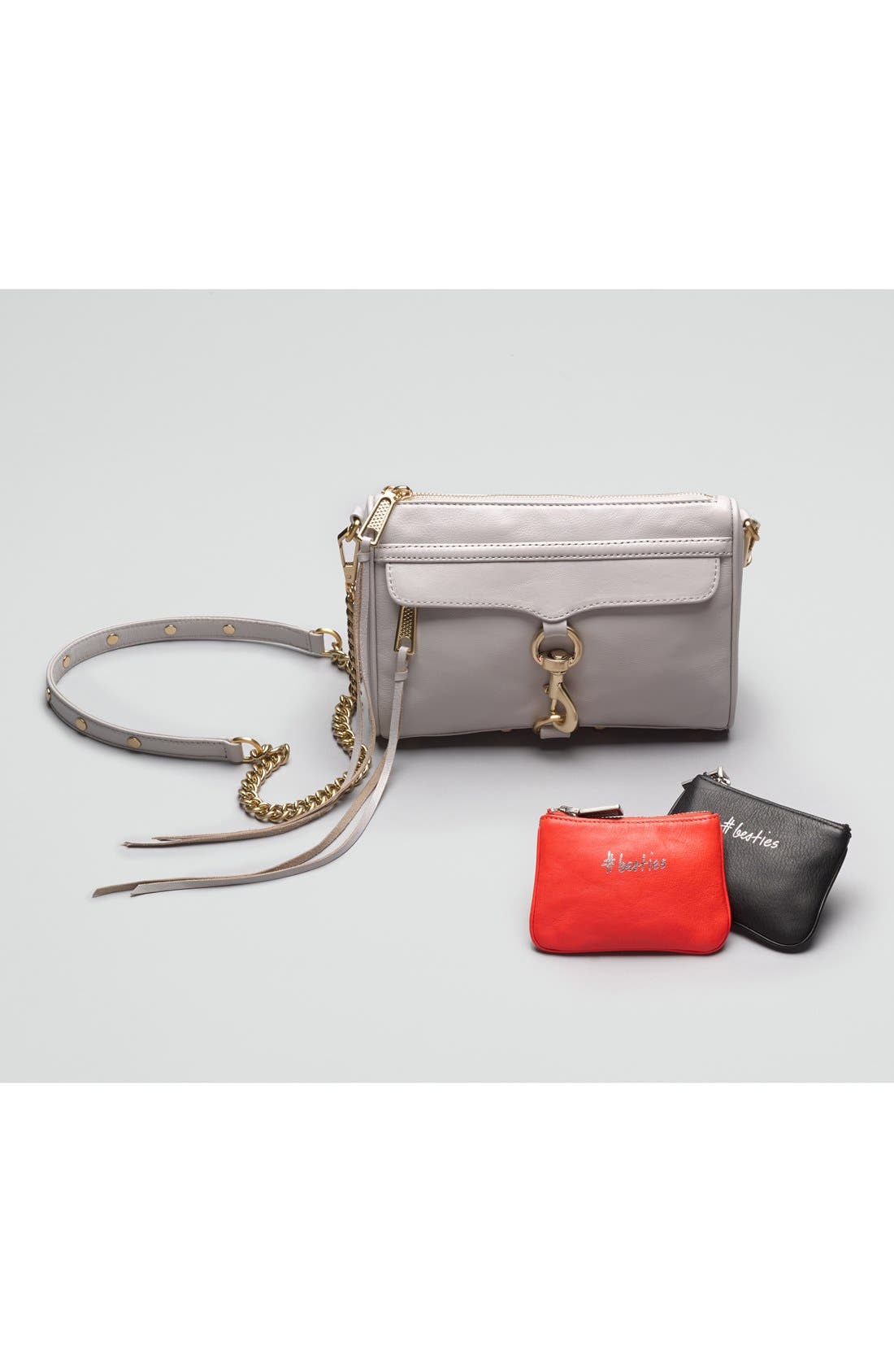 'Mini MAC' Convertible Crossbody Bag, Alternate, color, PUTTY/ BRUSHED GOLD