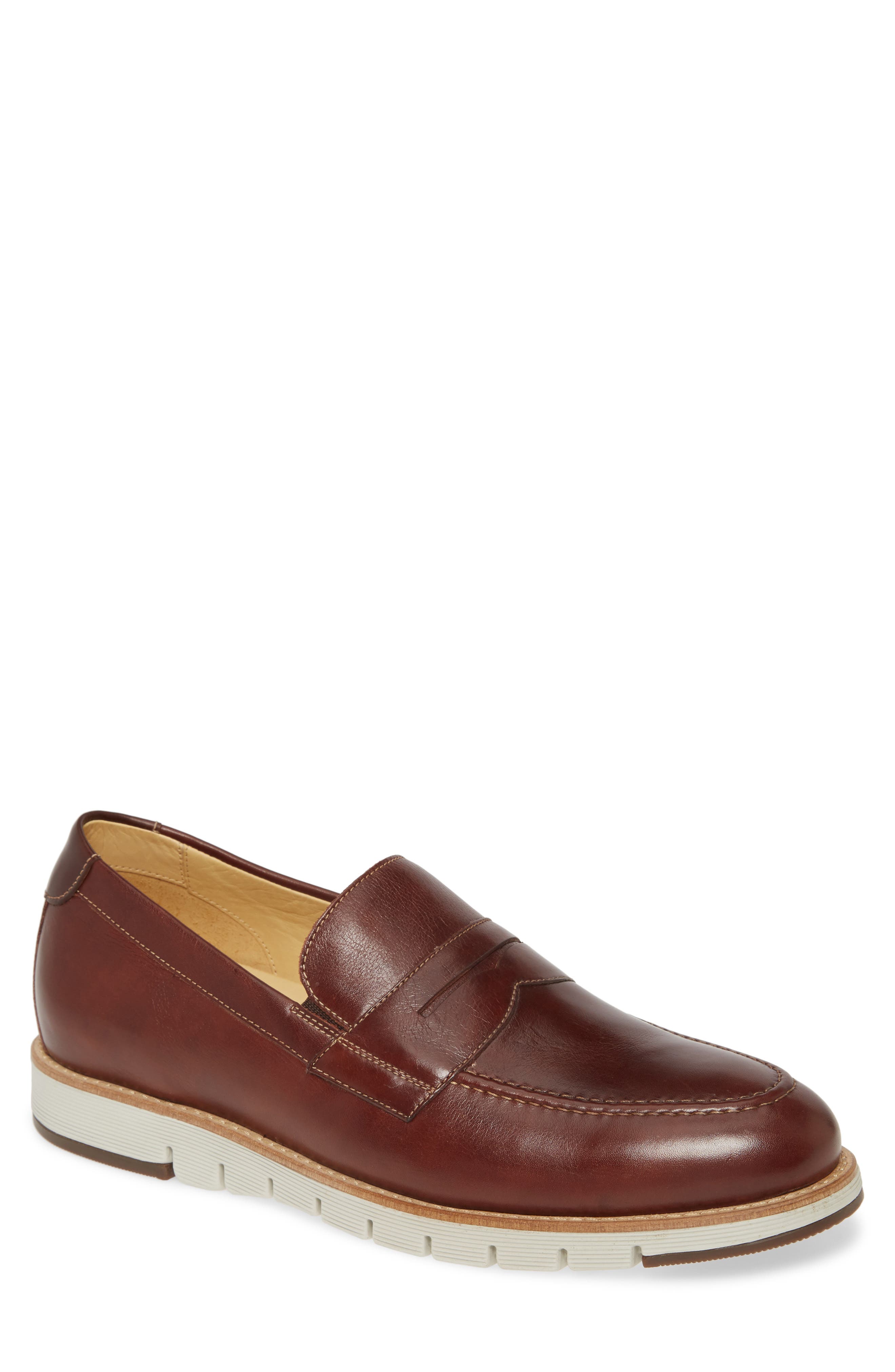 Martell Penny Loafer, Main, color, MAHOGANY