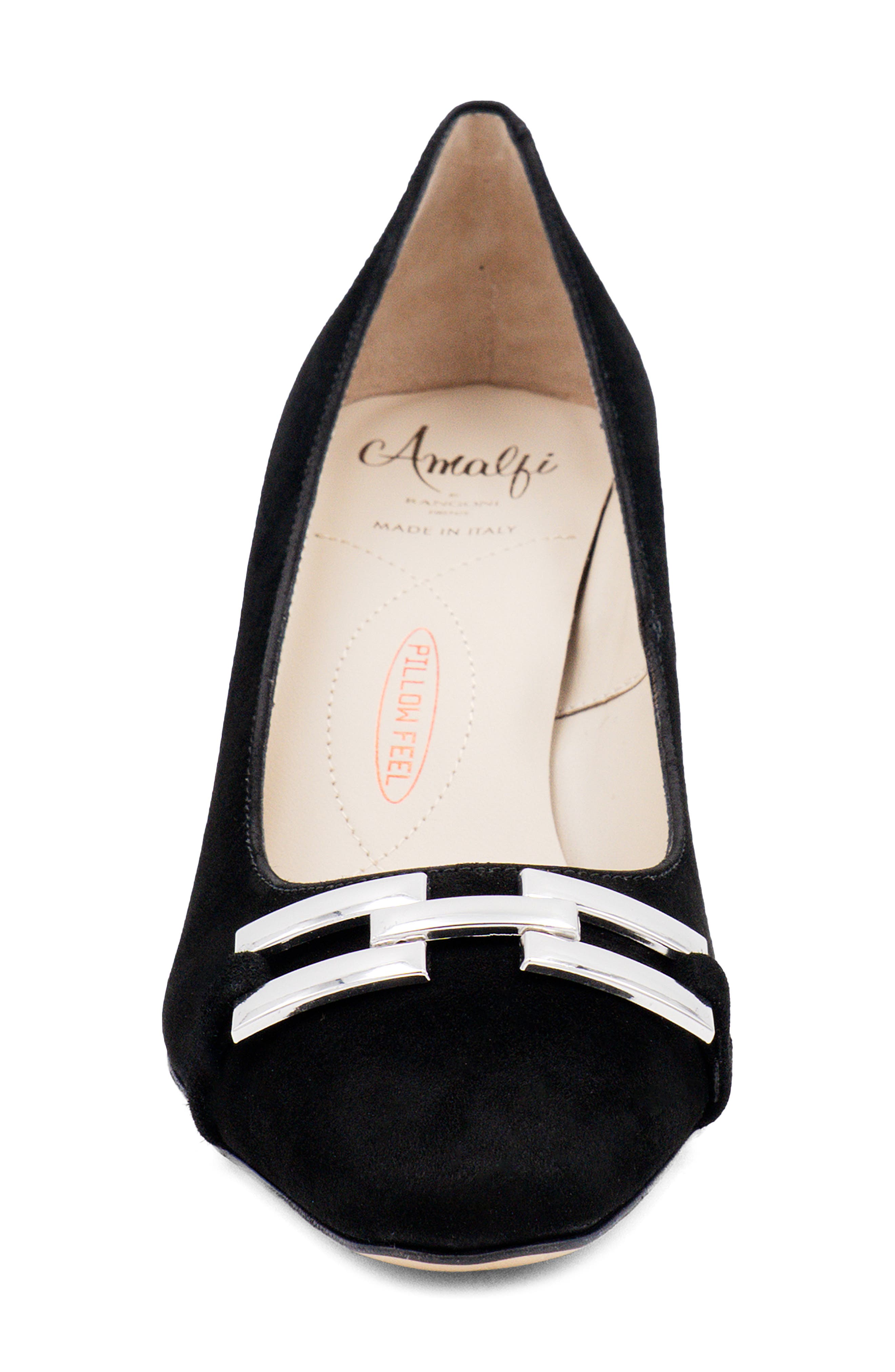 Fante Chain Detail Pump, Alternate, color, BLACK CASHMERE SILVER