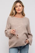 PinkBlush Basic Drop Shoulder Sweater