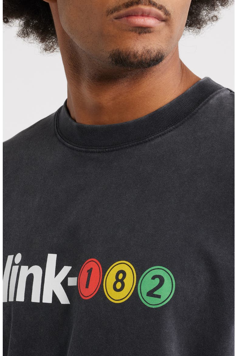 Oversize Blink 182 Graphic T-Shirt, Alternate, color, BLACK WASH
