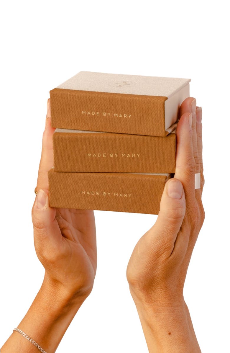 MADE BY MARY September Birth Flower Charm, Alternate, color, Silver