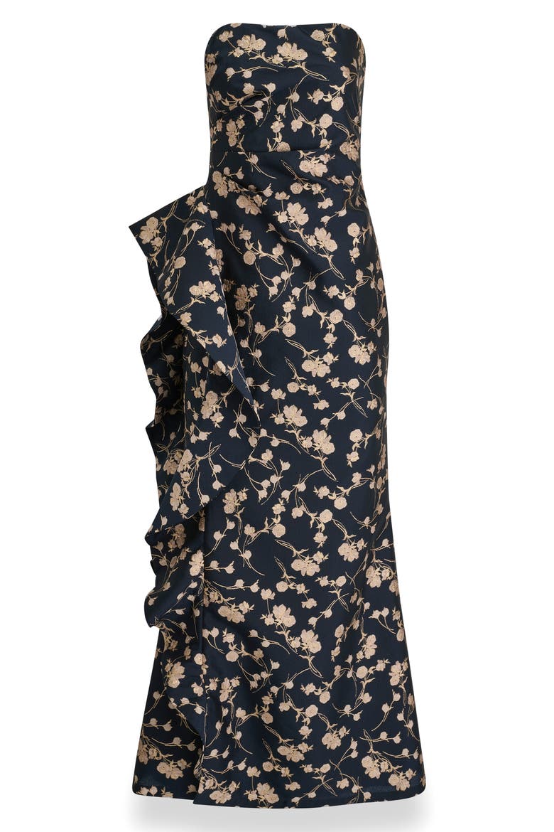 Strapless Gown, Alternate, color, NIGHTFALL/ VELLUM MULTI