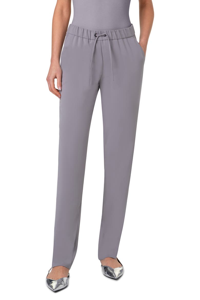 Mike Split Hem Crepe Drawstring Pants, Main, color, TIN