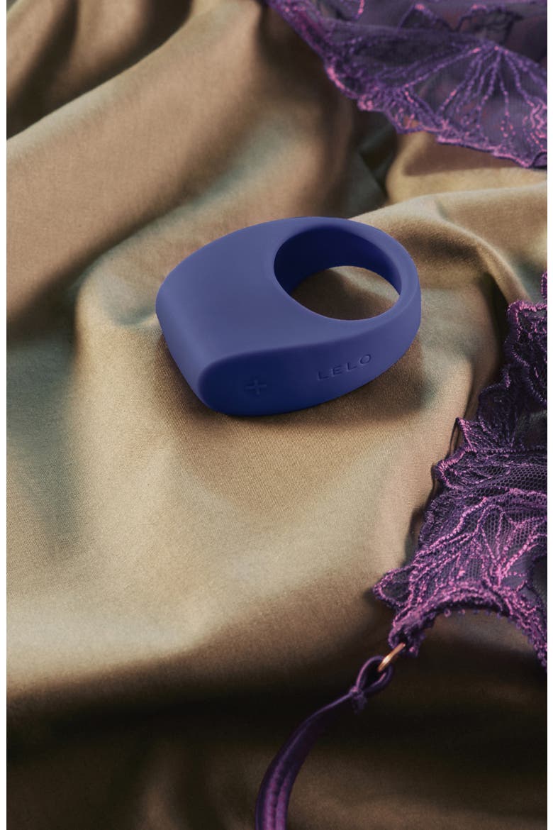 TOR 3 Vibrating Couples Ring, Alternate, color, BLUE